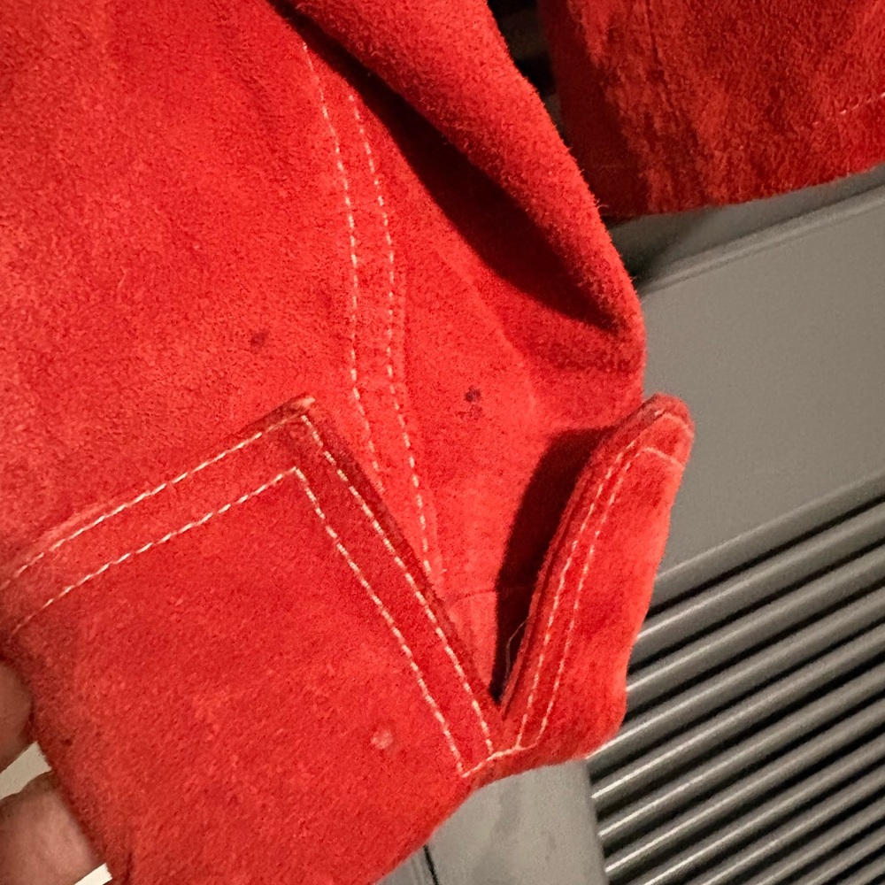 Coldwater Creek Red Suede Jacket - Women - Picture 6 of 7